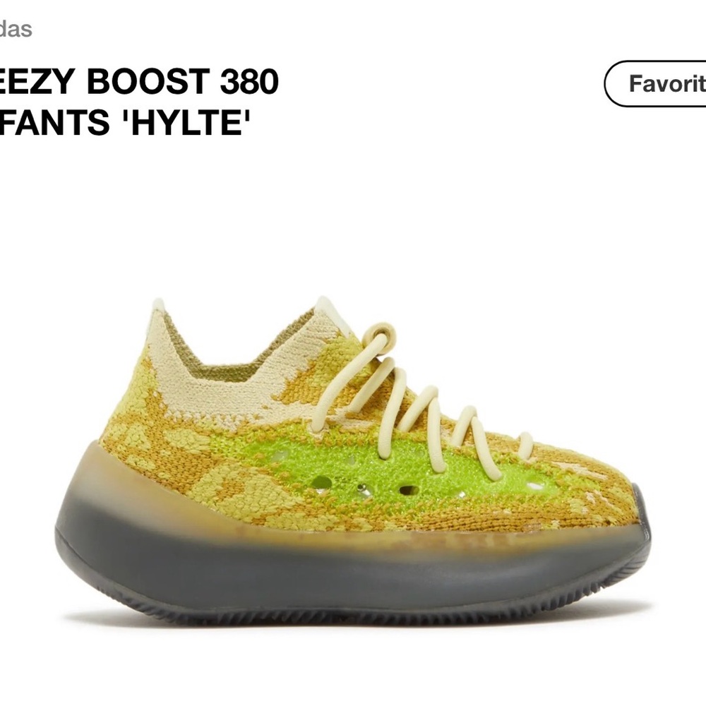 Adidas Kids Sneakers in Yellow and Green